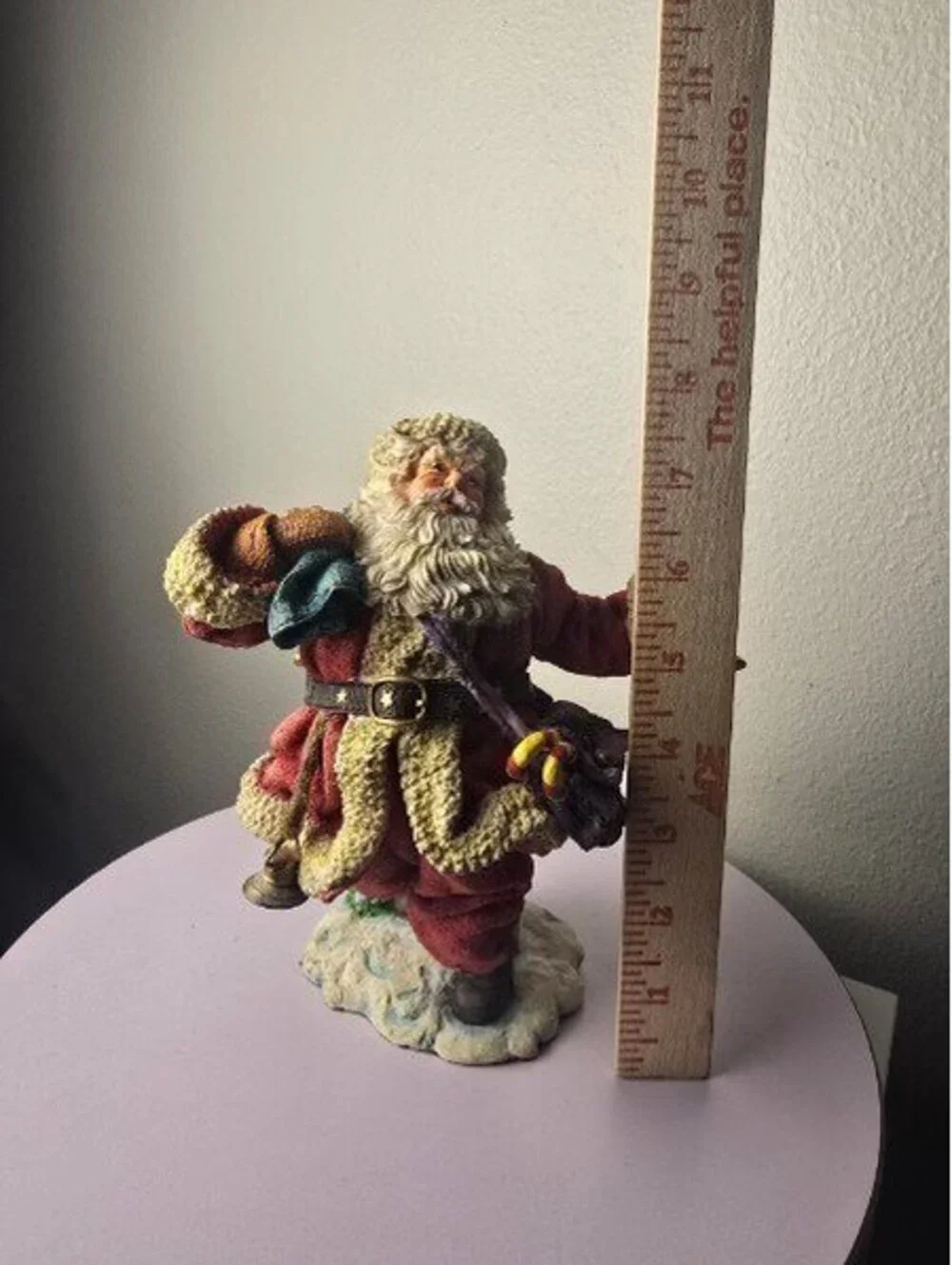 Vintage 1991 The Hamilton Collection International Santa Claus Figurine W/ Bell